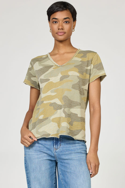 Dear John Vanya Tee in Riviera Camo