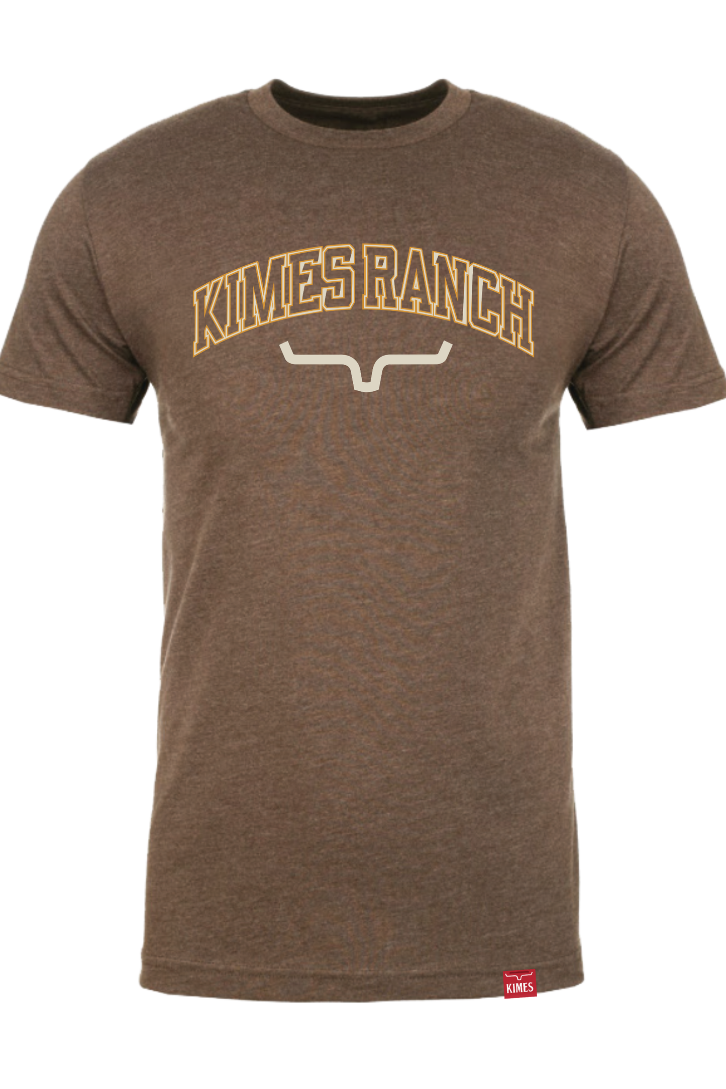 Kimes Ranch University Tee in Espresso