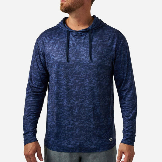 Burlebo Performance Hoodie in Marsh Camo