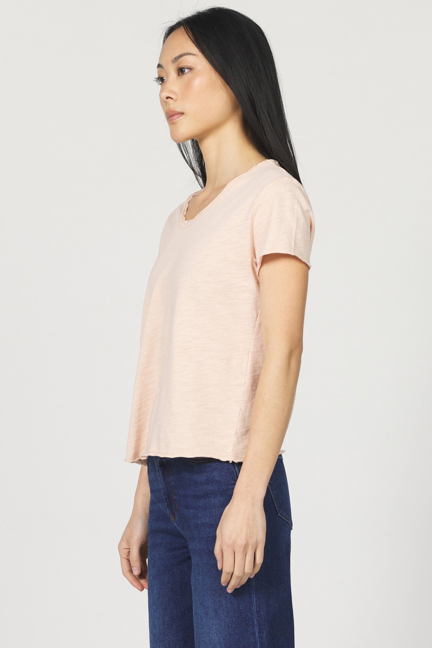 Dear John Vanya Tee in Cameo Rose