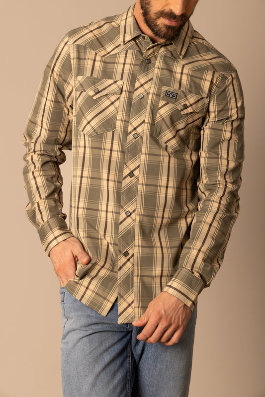 Kimes Ranch Frank Shirt in Army Green