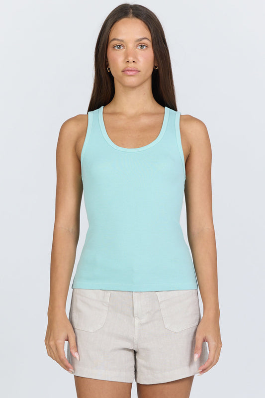 Dear John Denim Louise Tank in Canal Blue