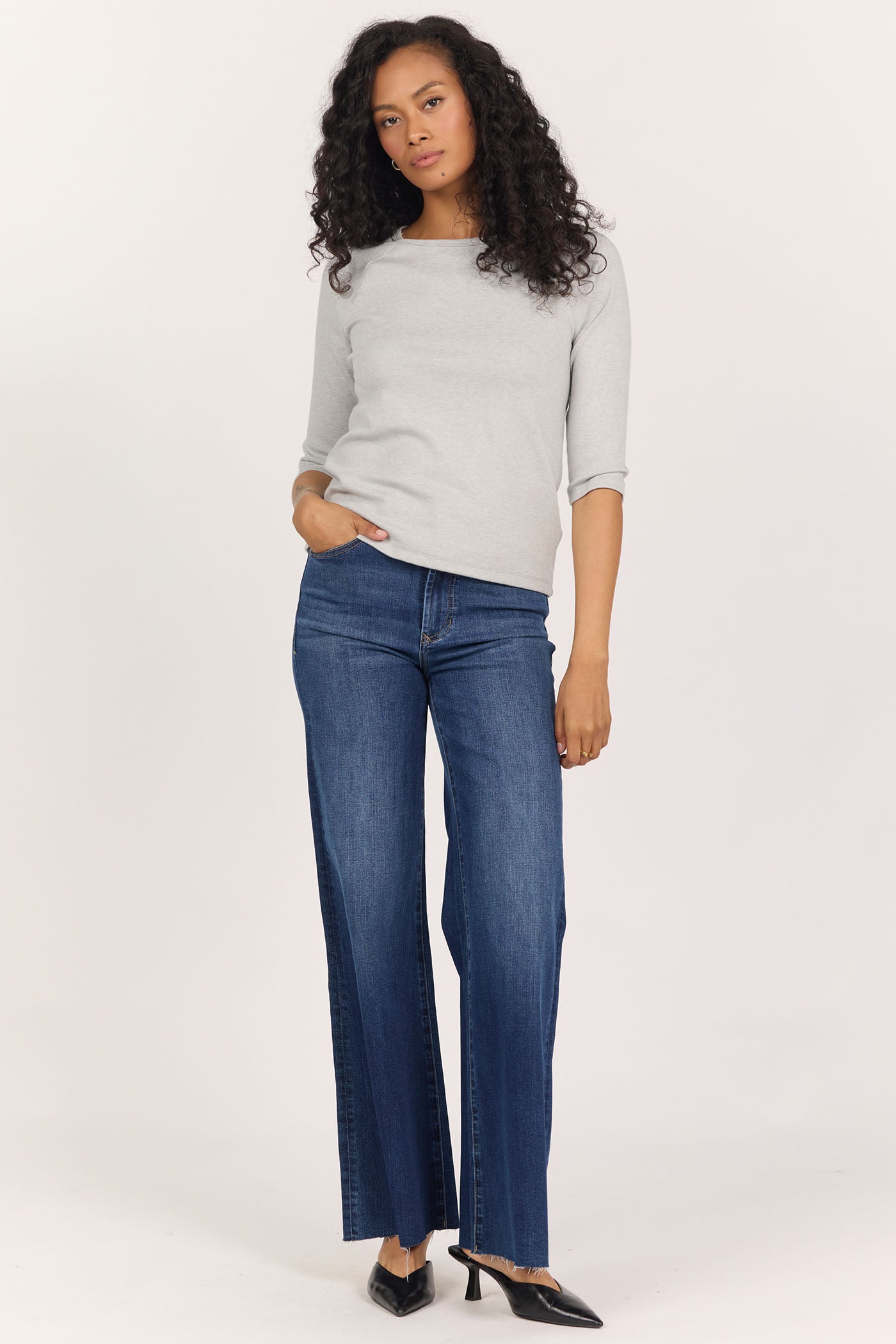 Dear John Sonoma Tee in Lunar Quartz