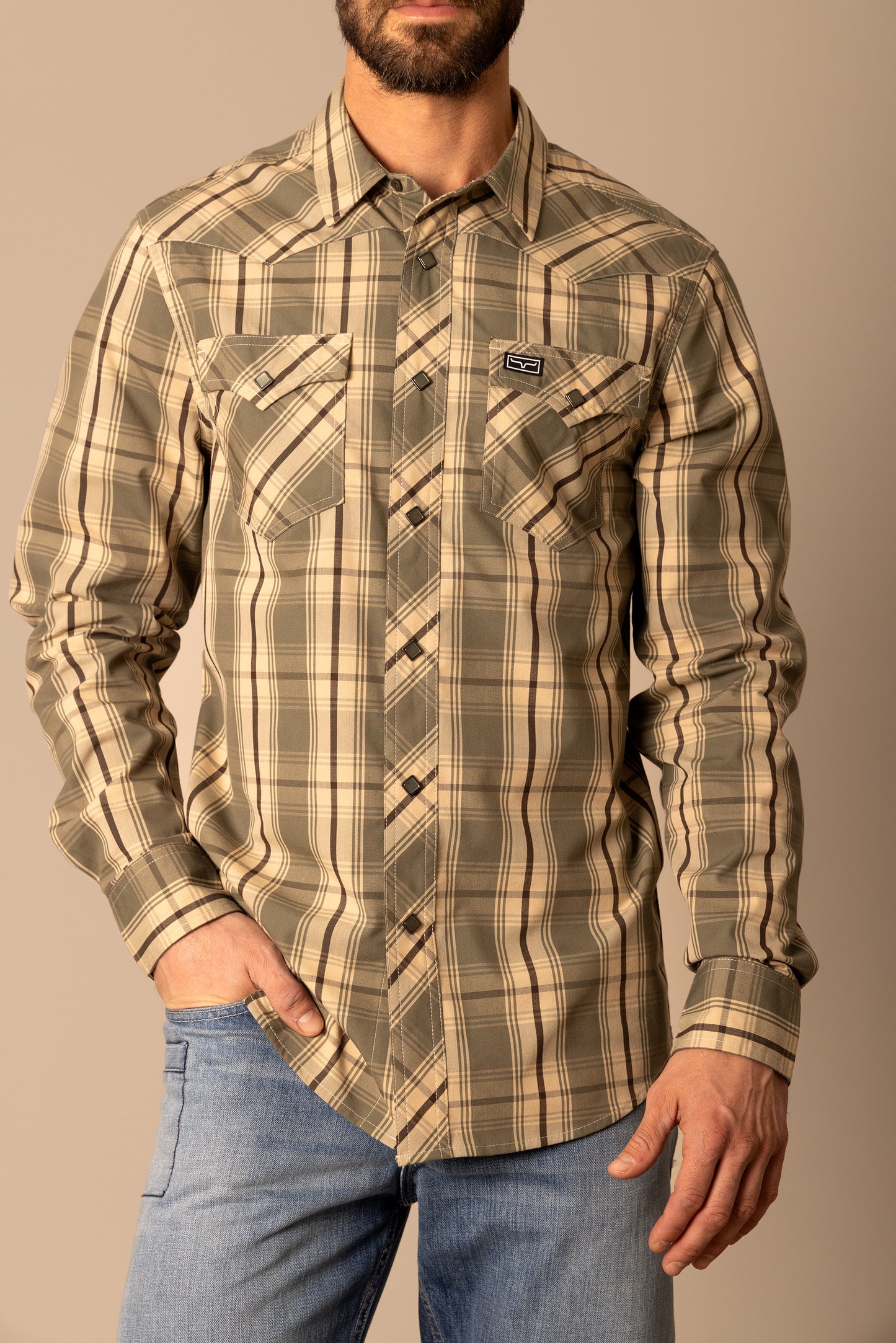 Kimes Ranch Frank Shirt in Army Green