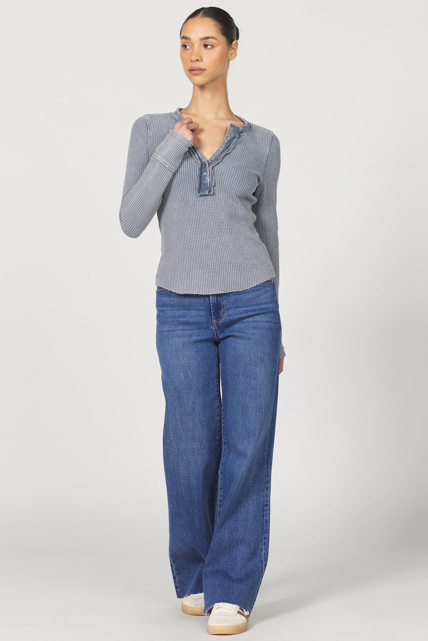 Dear John Luna Top in Vintage Indigo