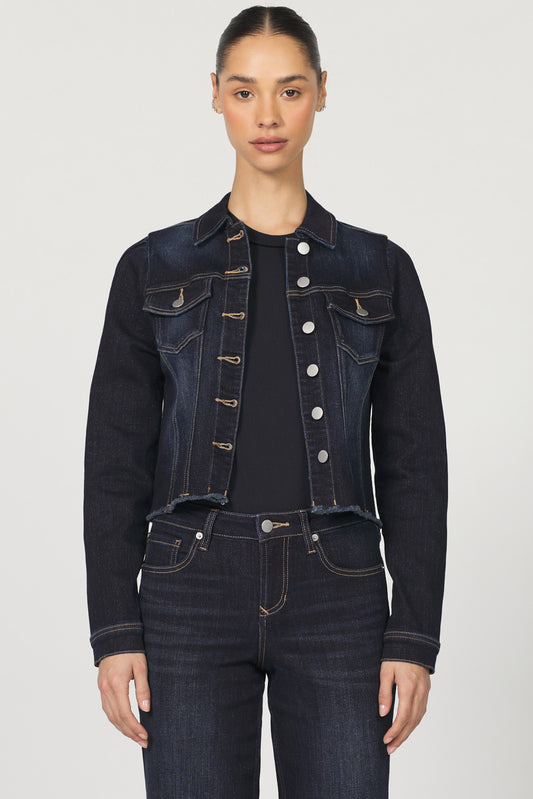 Dear John Roselyn Denim Jacket in Daring Indigo