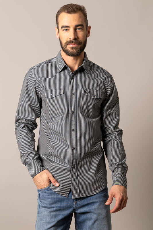 Kimes Ranch Quentin Shirt in Indigo