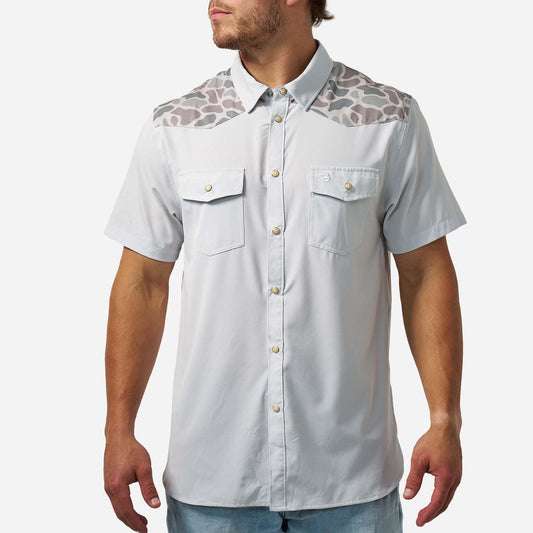 Burlebo Performance Western Shirt in Bird Szn