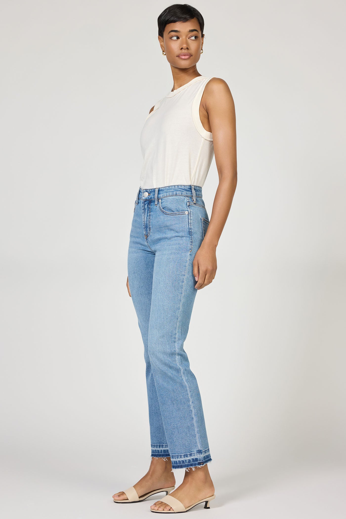 Dear John Anika Straight Leg Jean in Savannah