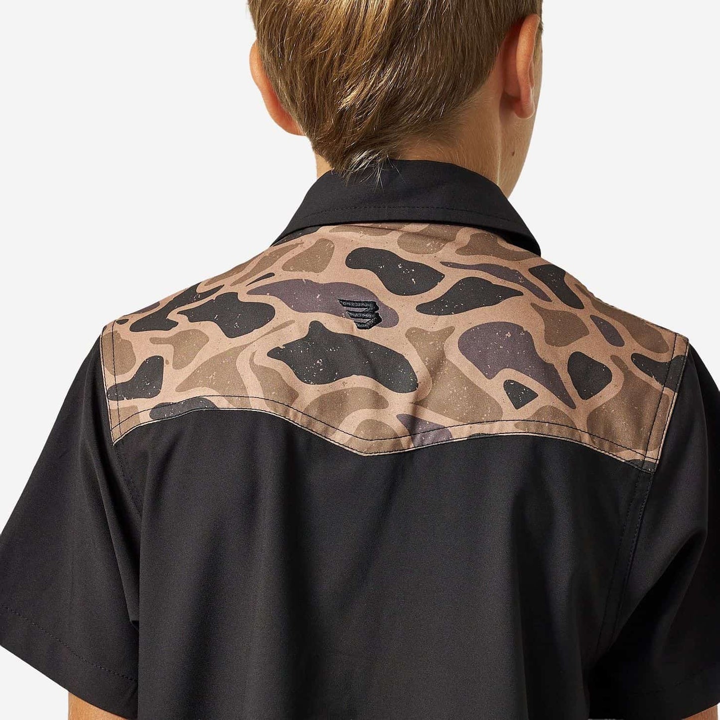 Youth Performance Western Shirt in Deer Szn