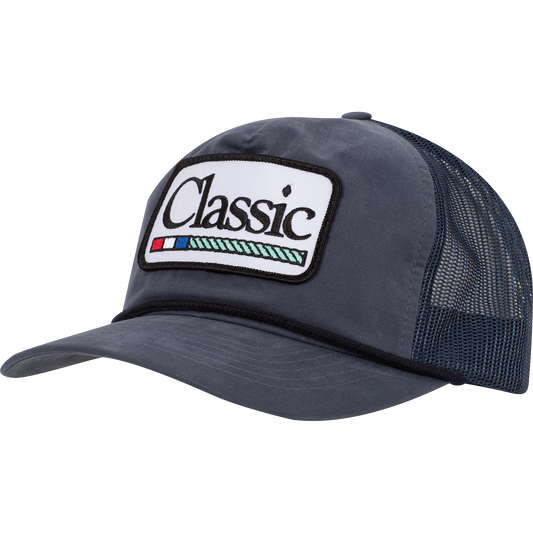 Classic Rope Indigo & Navy Trucker Snapback Cap
