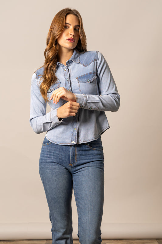 Kimes Ranch Rayna Denim Shirt