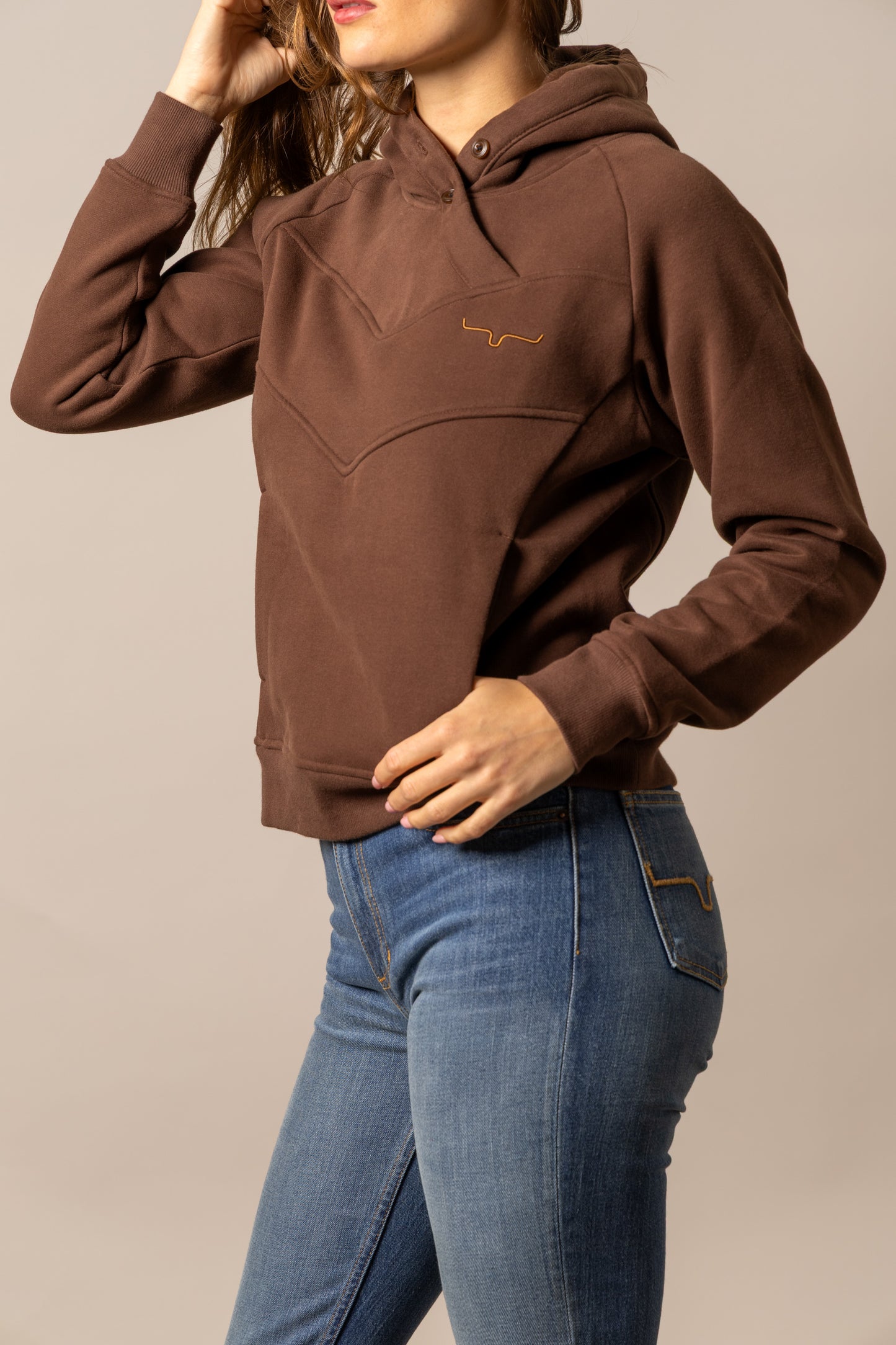 Kimes Ranch Ella Hoodie in Brown