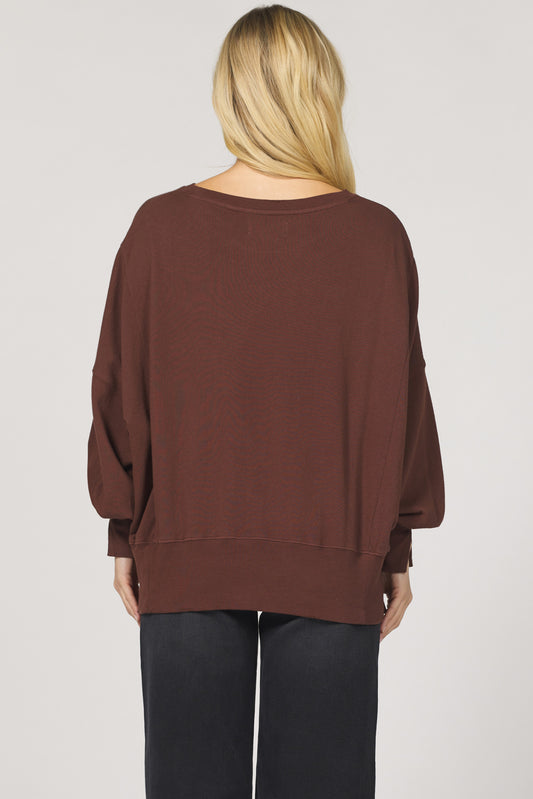 Dear John Trenton Sweater in Cappuccino