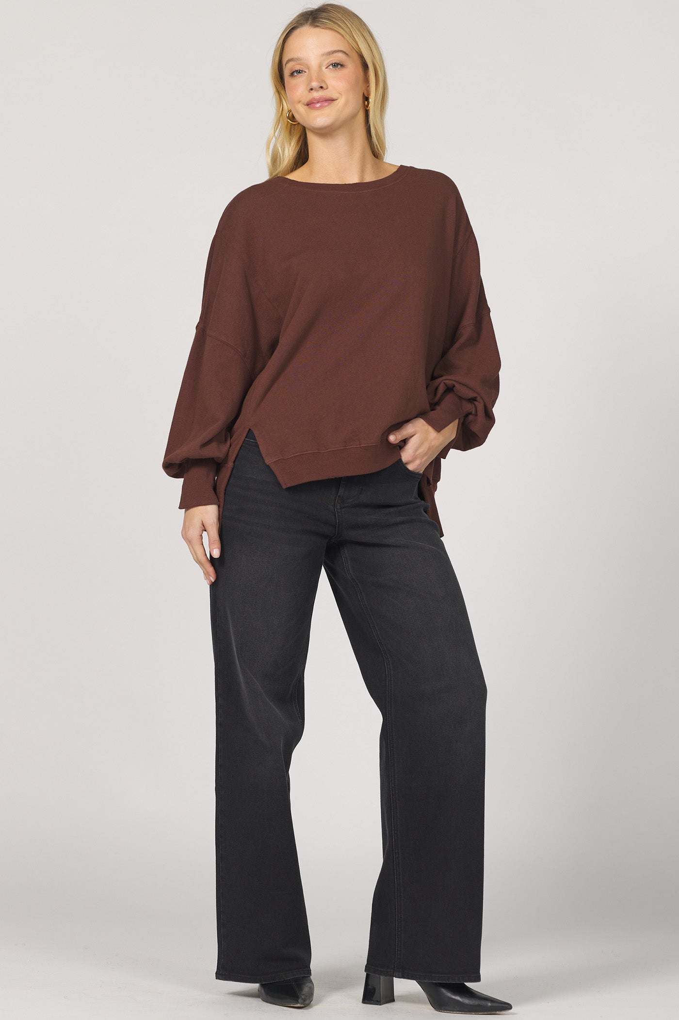 Dear John Trenton Sweater in Cappuccino