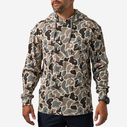 Burlebo Thermal Hoodie in Mallard Mayhem Camo