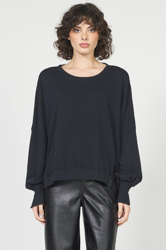 Dear John Trenton Sweater in Black