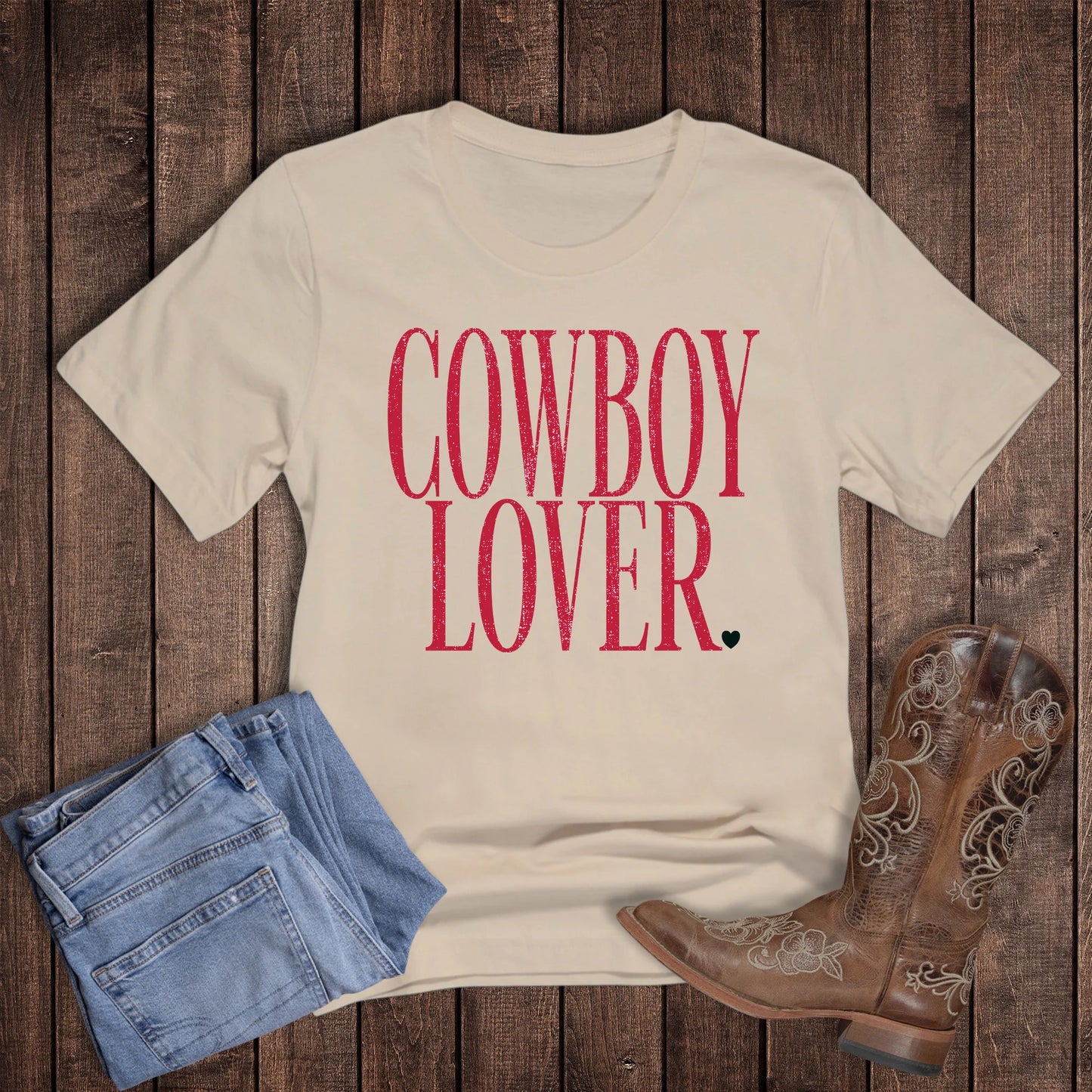 Rebel Rose Cowboy Lover Tee