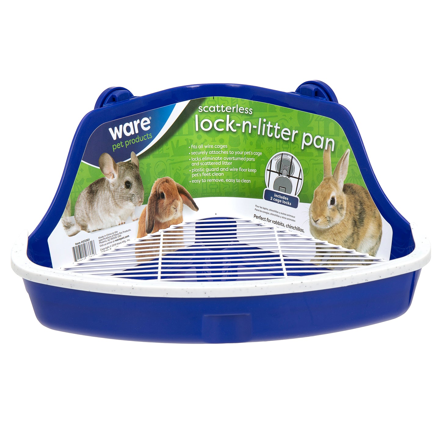 Ware Scatterless Litter Pan