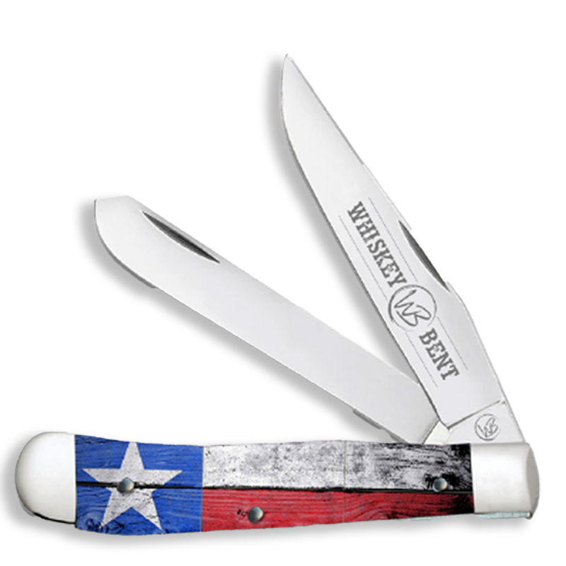 Whiskey Bent Hat Co. Lone Star Trapper Knife