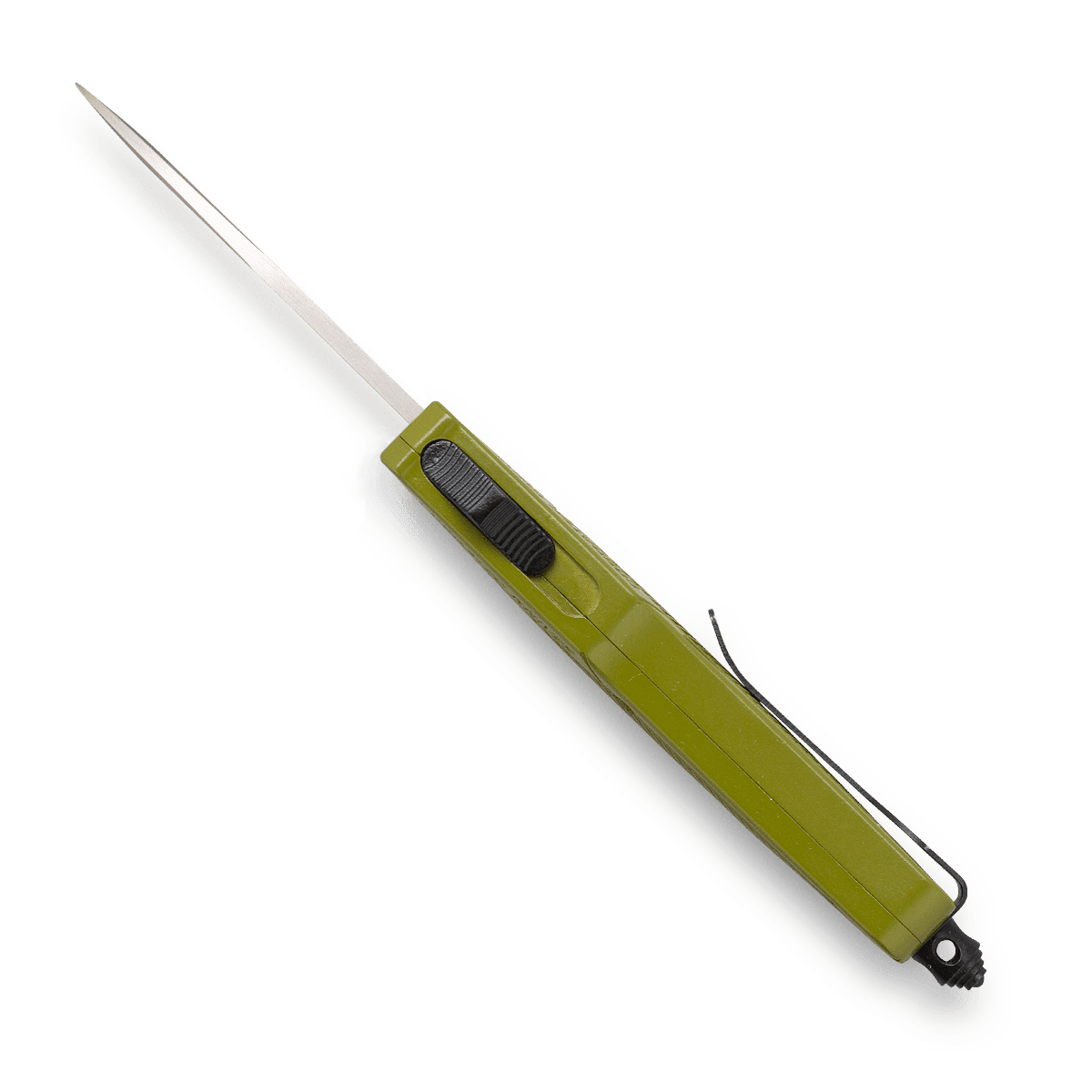 CobraTec OD Green CTK-1 double action OTF Knife - Tanto Not Serrated