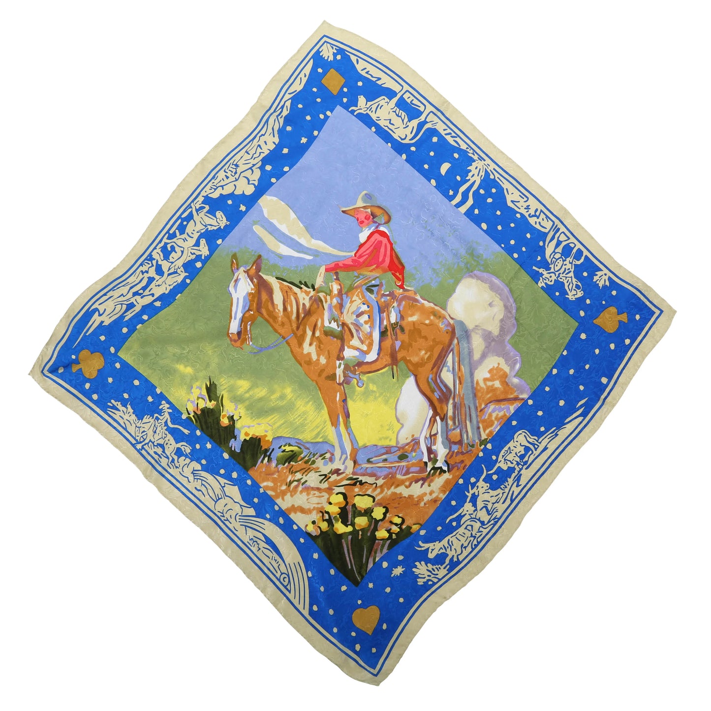 Wyoming Traders 20" Diamond Girl Limited Edition Silk Wild Rag