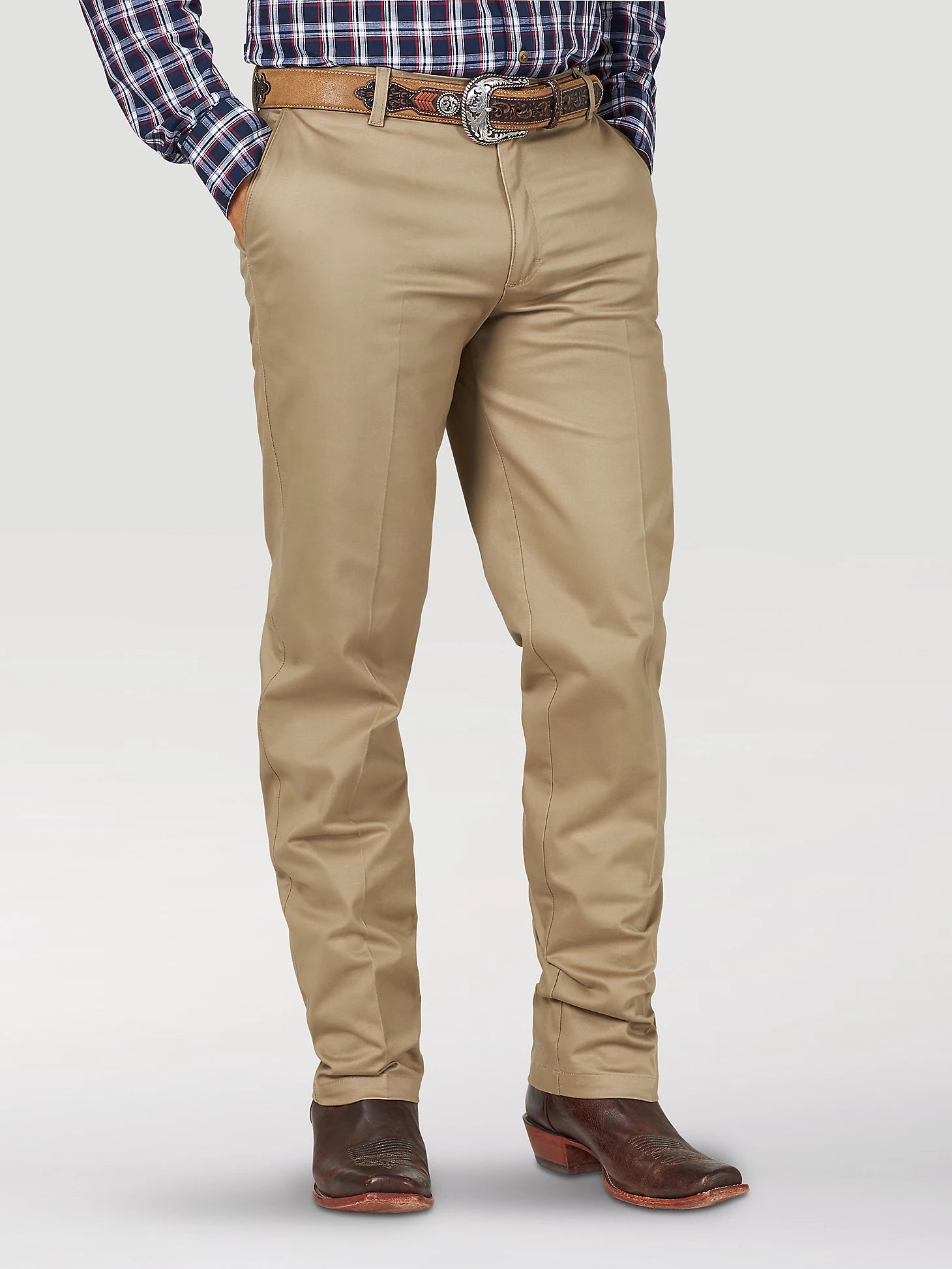 Men's Wrangler Flat Front Riata Dress Pant - 96BK