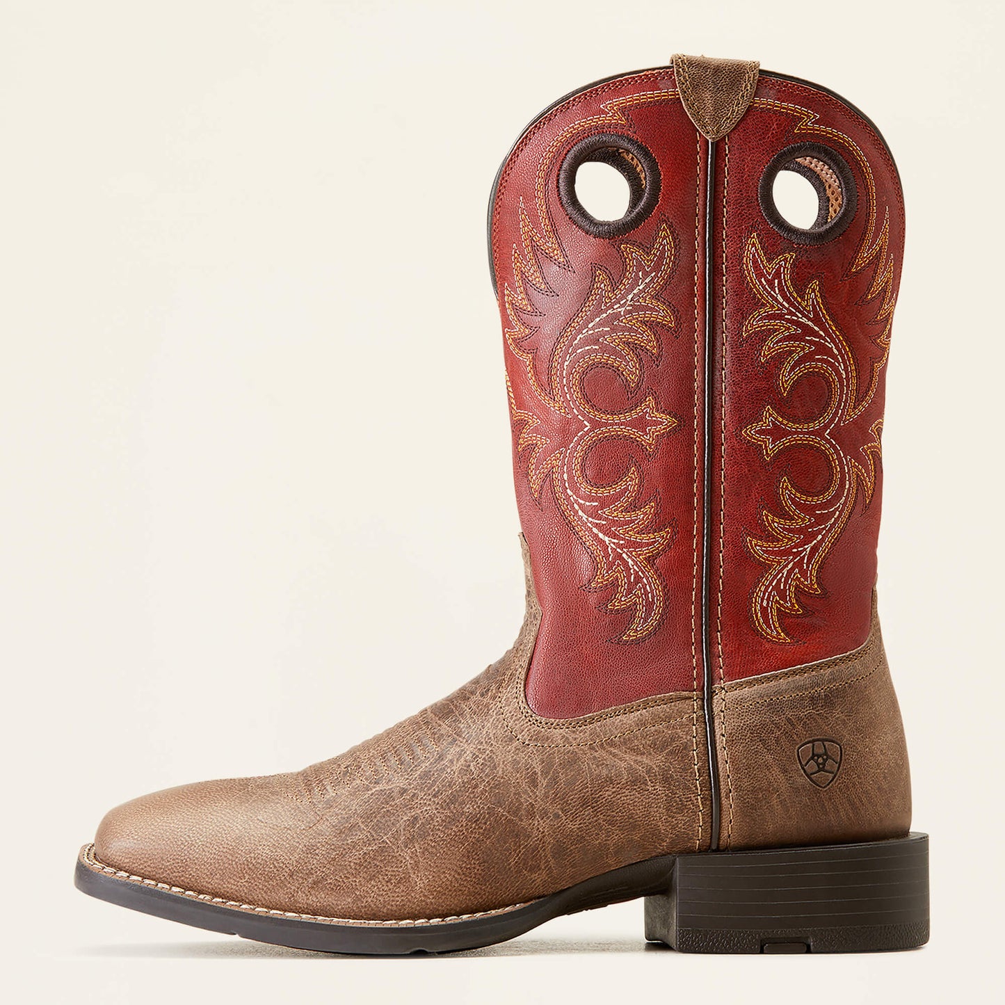 Ariat Crazy Crunch Tan Sports Rodeo Boot