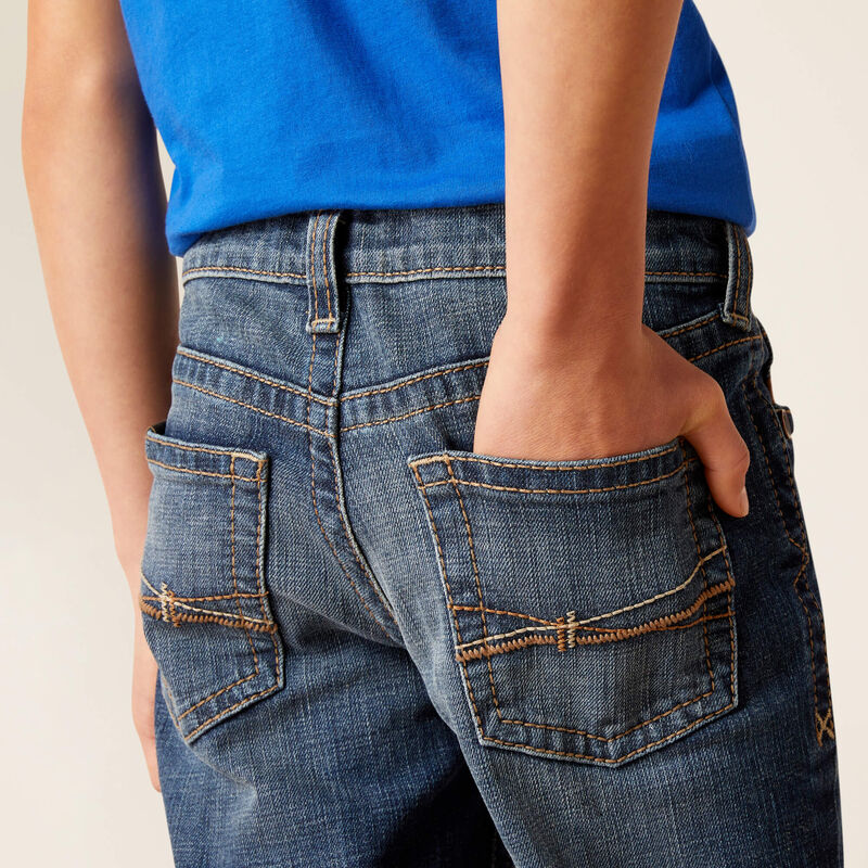 Ariat Boy's B4 Relaxed Dennis Boot Cut Jean