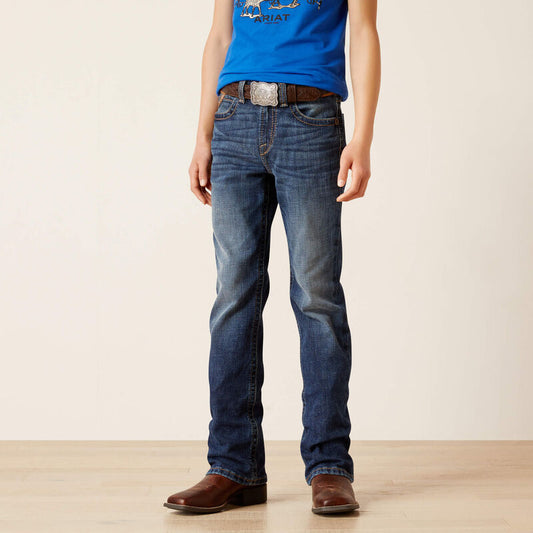 Ariat Boy's B4 Relaxed Dennis Boot Cut Jean
