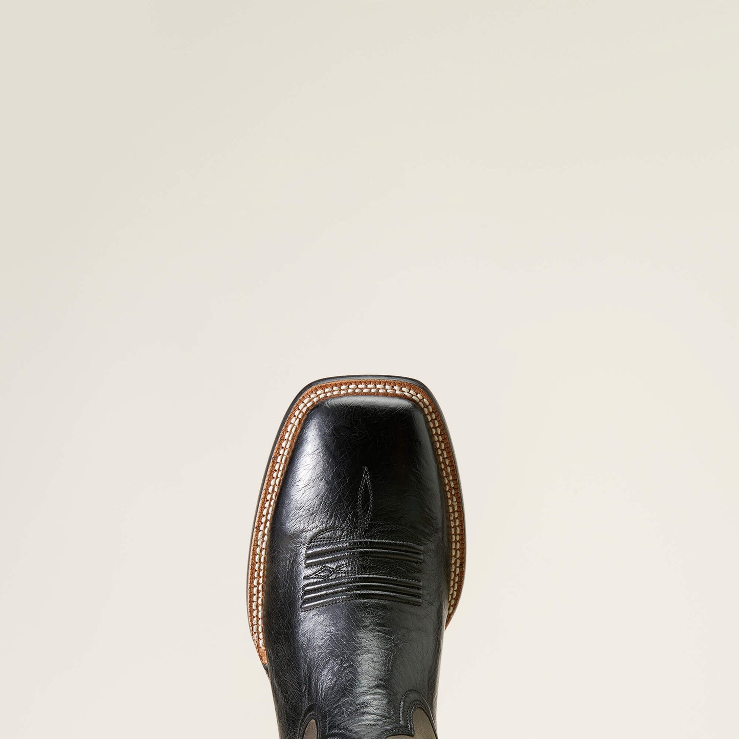 Ariat Badlands Jet Black Smooth Quill Ostrich Boot