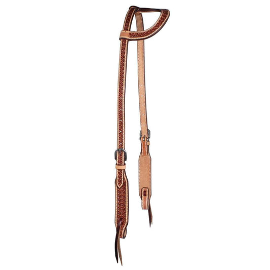 Professional's Choice Windmill Natural Border Single Ear Headstall