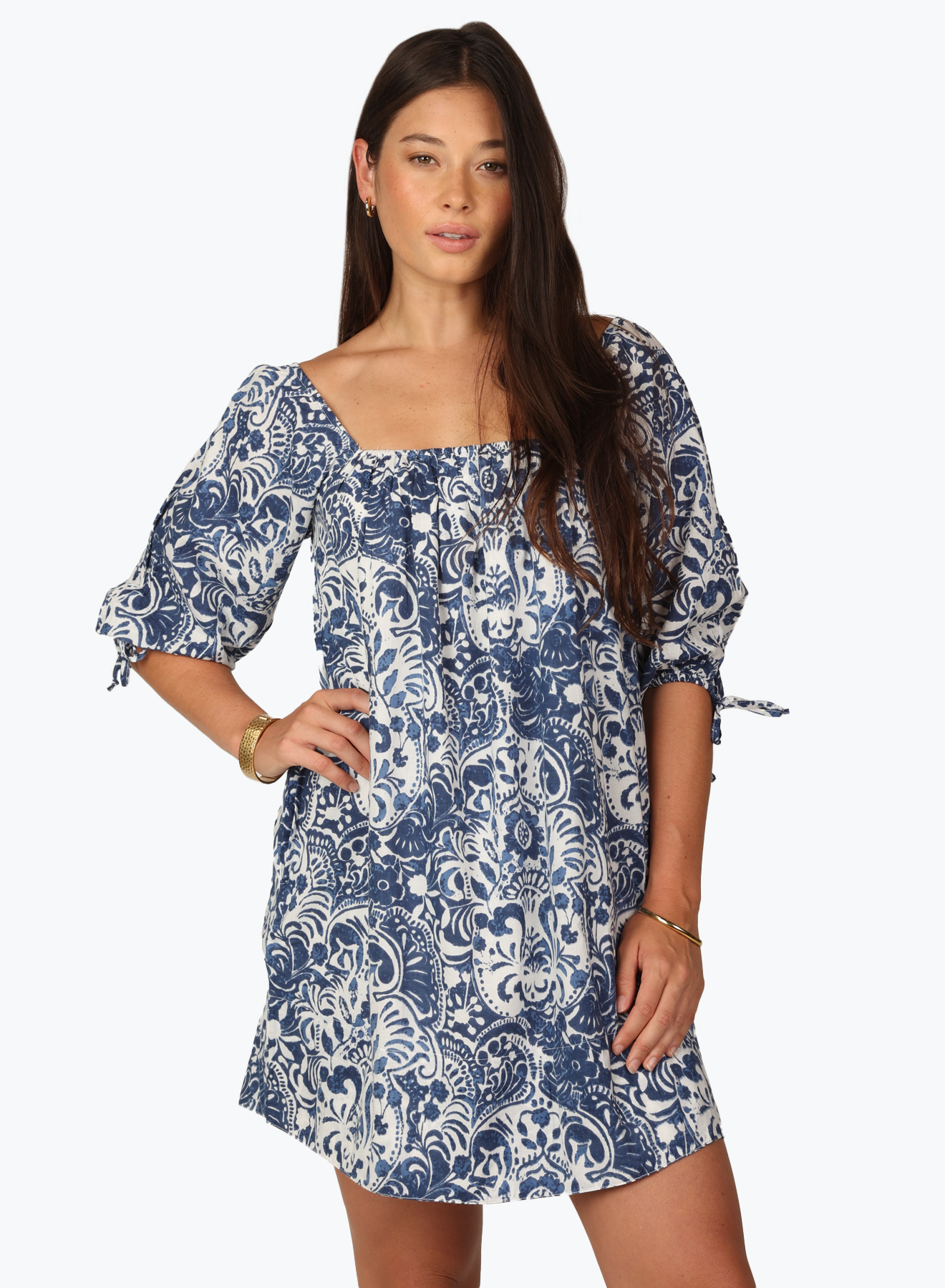 Dylan Emma Puff Sleeve Dress