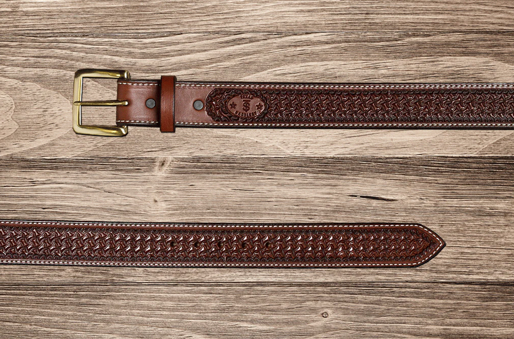 Western Chocolate Spider Belt