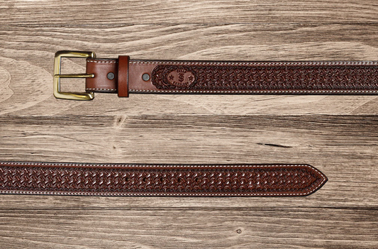 Western Chocolate Spider Belt