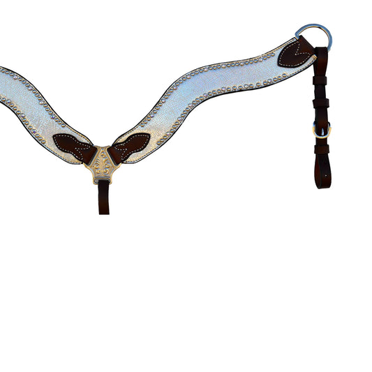 Alamo Saddlery Wave Holographic Breast Collar