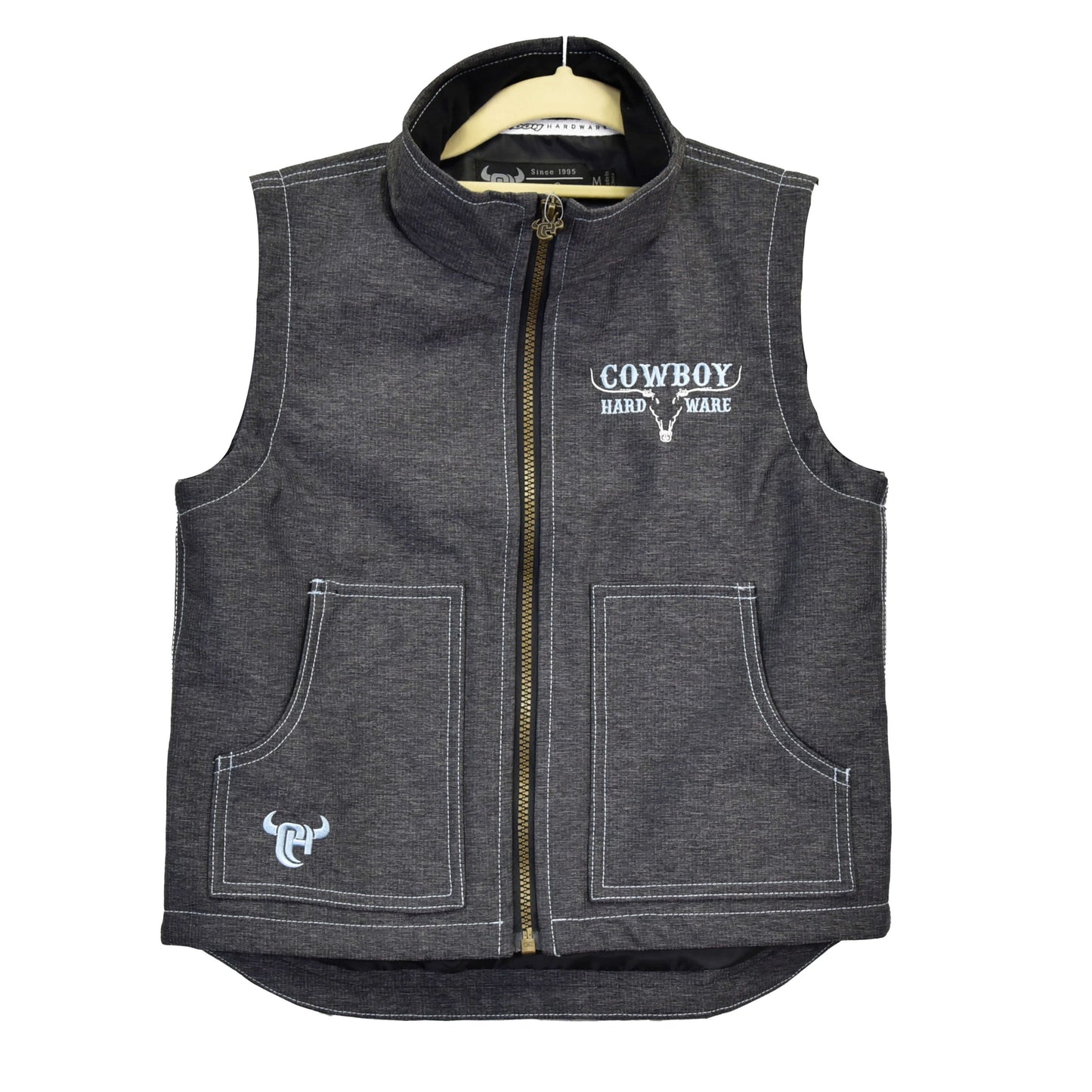 Cowboy Hardware Boy's Steer Skull Vest