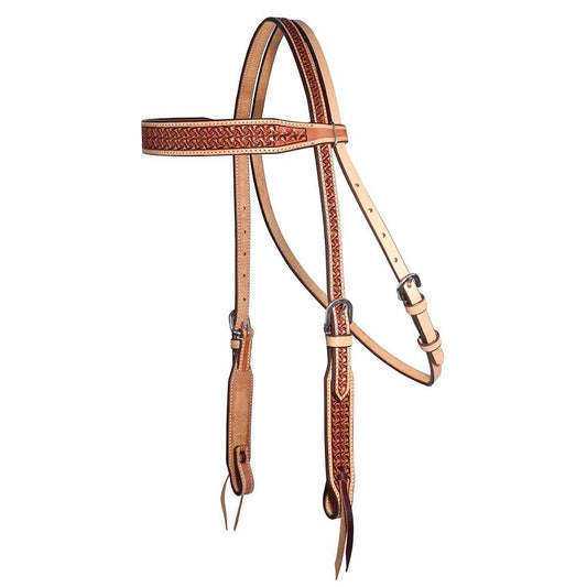 Professional's Choice Windmill Natural Border Browband Headstall