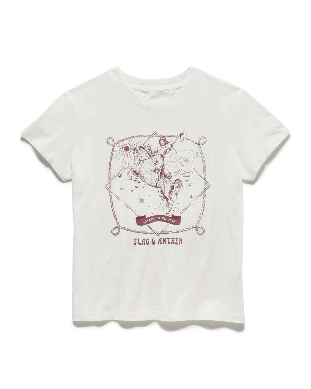 Cowgirl Cropped Graphic Tee