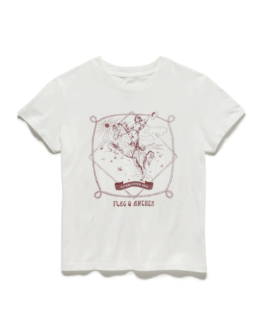 Cowgirl Cropped Graphic Tee