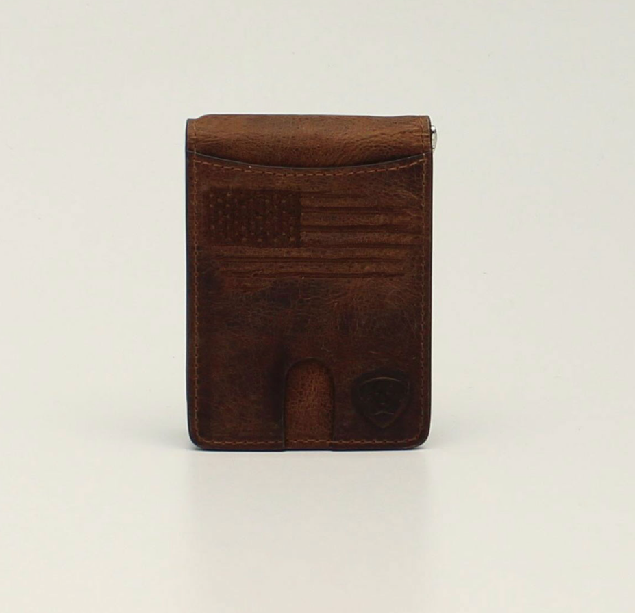 Ariat Bifold USA Flagshield Money Clip
