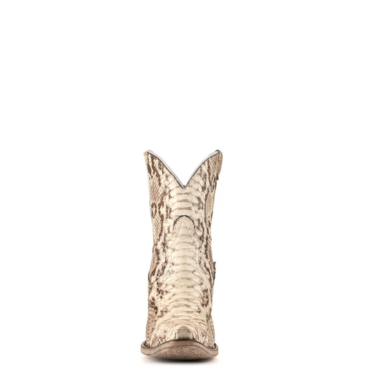 Corral Natural Full Python Booties