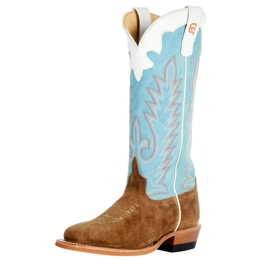 Anderson Bean Coytote Sand Sky Blue Boot