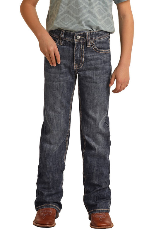 Rock and Roll Boy's Regular Bootcut Jean