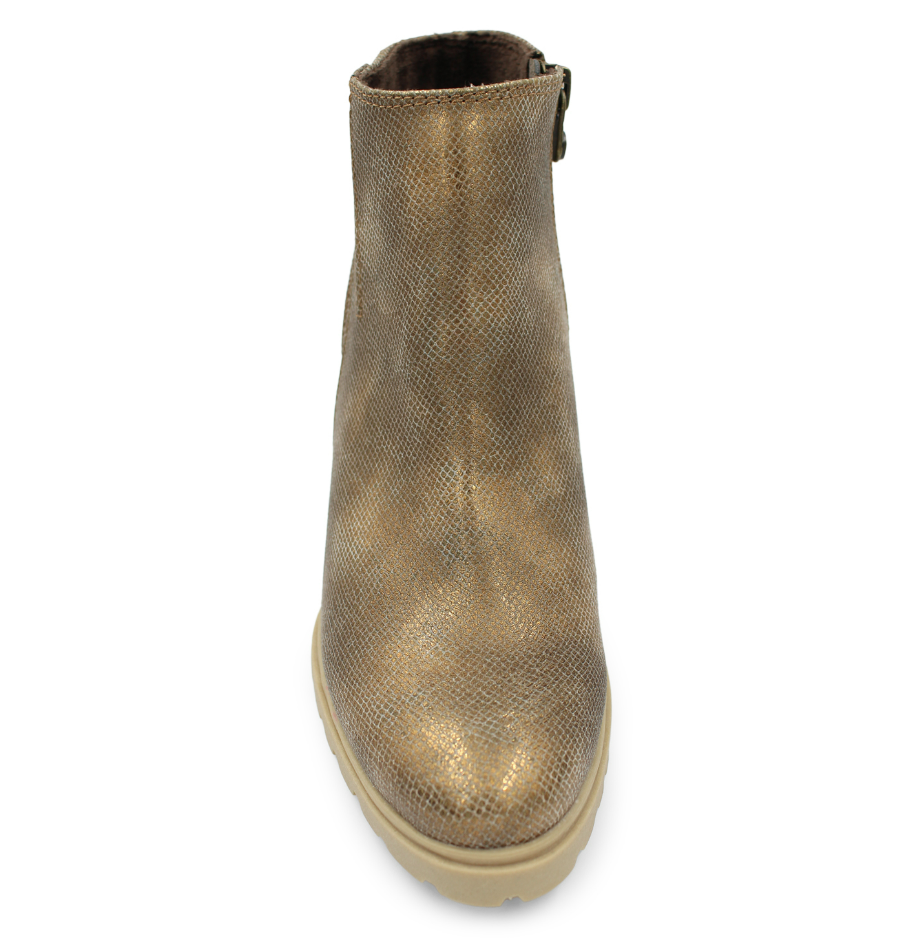 Blowfish Walker Bronze Roller Reptile Boot