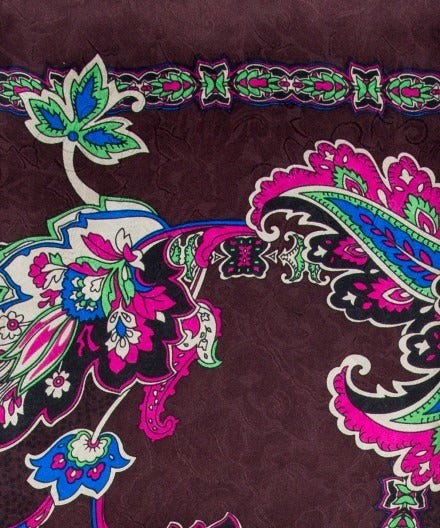 Morocco Charmeuse Silk Scarf