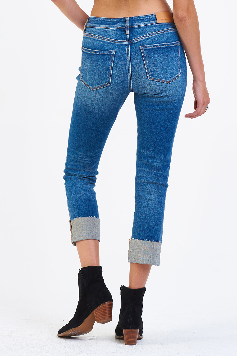 Dear John Cuffed Slim Straight Jean in West Tucson