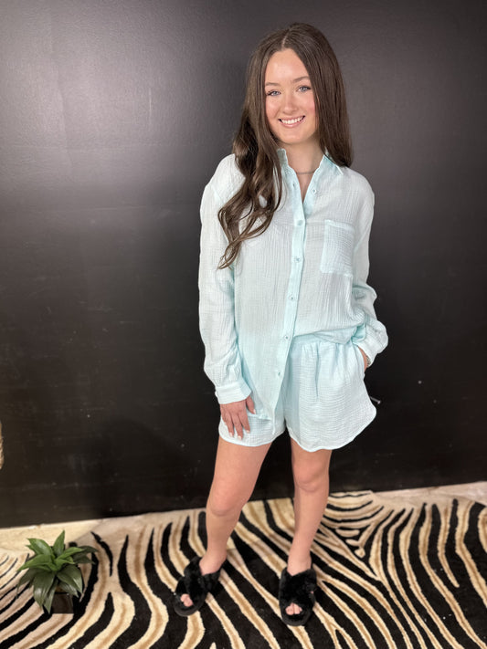 BUDDY LOVE ELLEN OUTFIT SET- AQUA