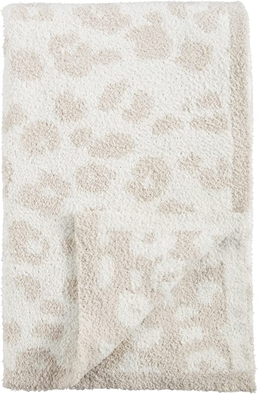 Mudpie Tufted Leopard Blanket