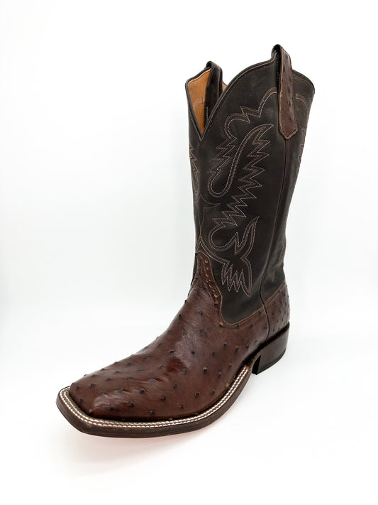 Rios of Mercedes Cafe Americano Full Quill Ostrich Boot